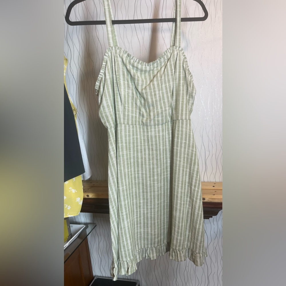 Speechless Cecily Mint Square Neck dress, size xl